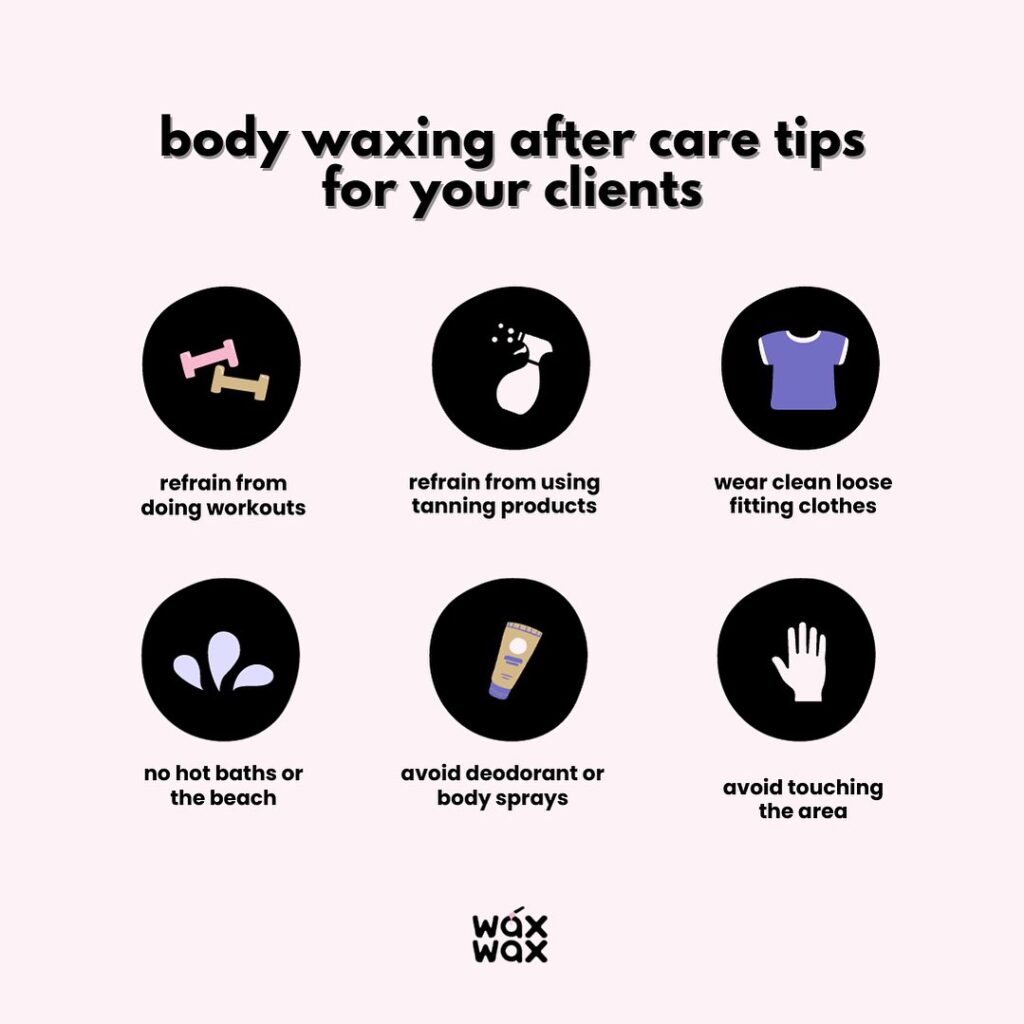Waxing aftercare