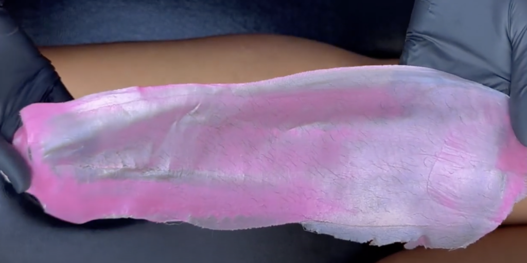 how to wax legs with hard wax